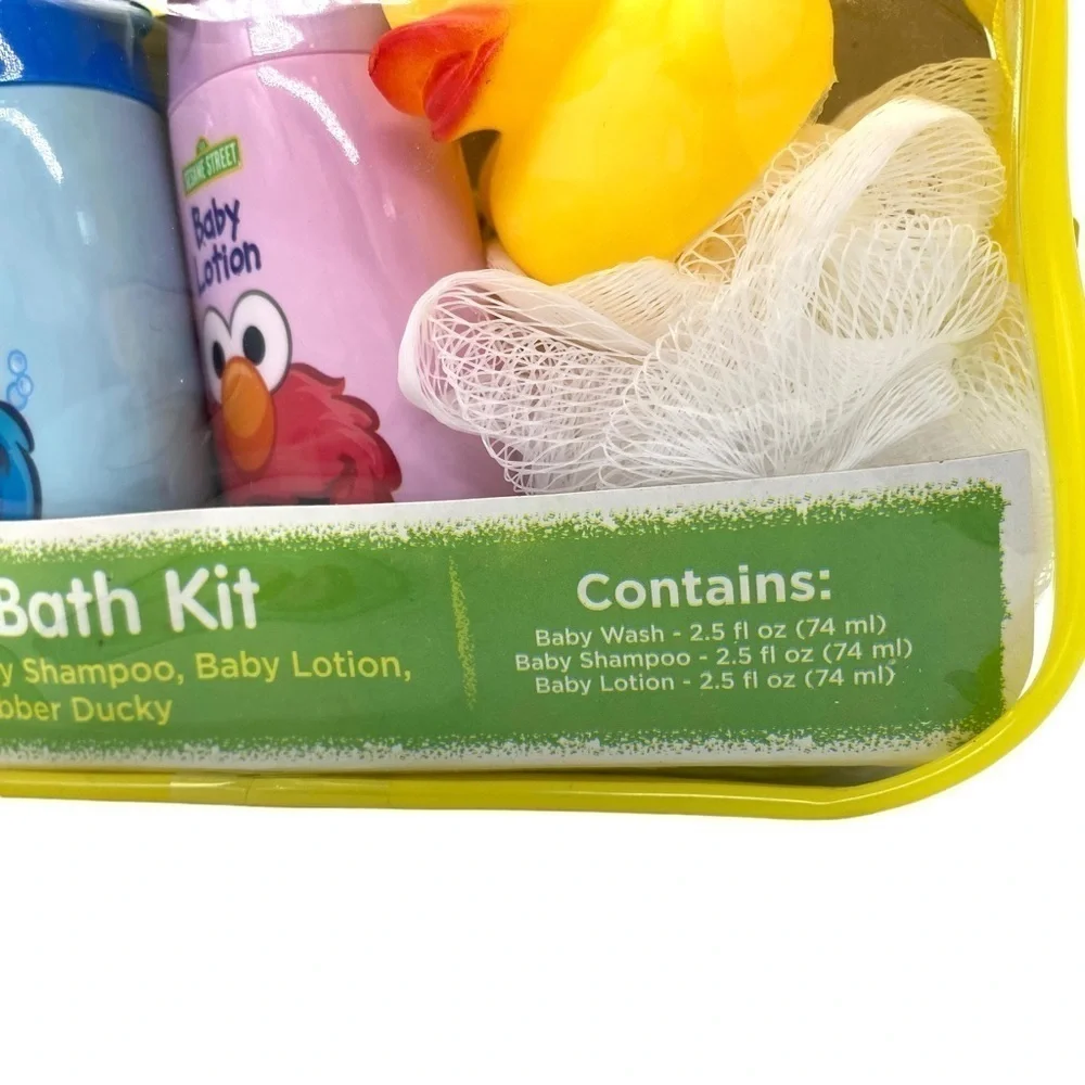 Sesame Street Baby 5 Piece Bath Kit Travel Set